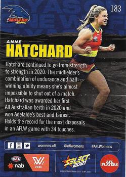 2021 Select AFL Footy Stars #183 Anne Hatchard Back